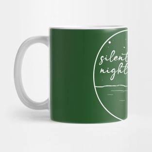 Silent Night Starry Christmas Mug